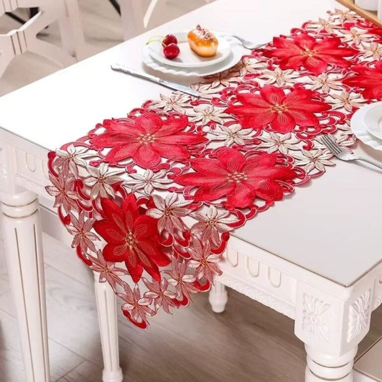 Chemin De Table Noel Brode 4