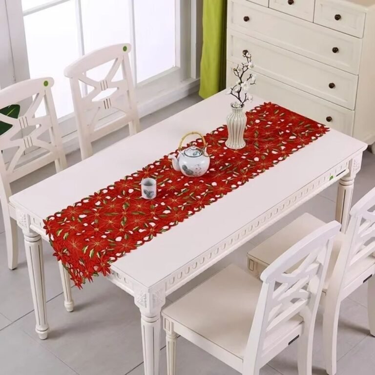 Chemin De Table Noel Brode 5