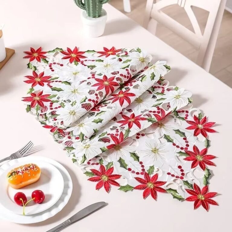 Chemin De Table Noel Brode