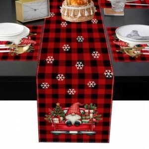 Chemin De Table Noel Ecossais 1