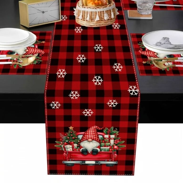 Chemin De Table Noel Ecossais 1