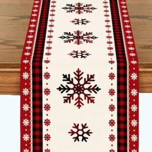 Chemin De Table Noel Flocon De Neige 1