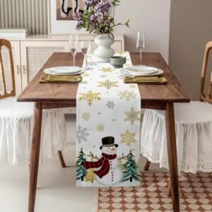 Chemin De Table Noel Or