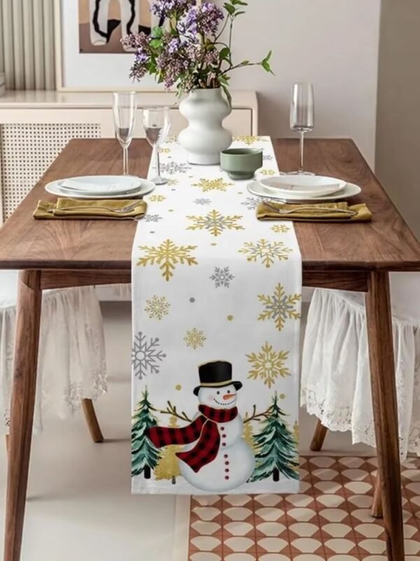 Chemin De Table Noel Or