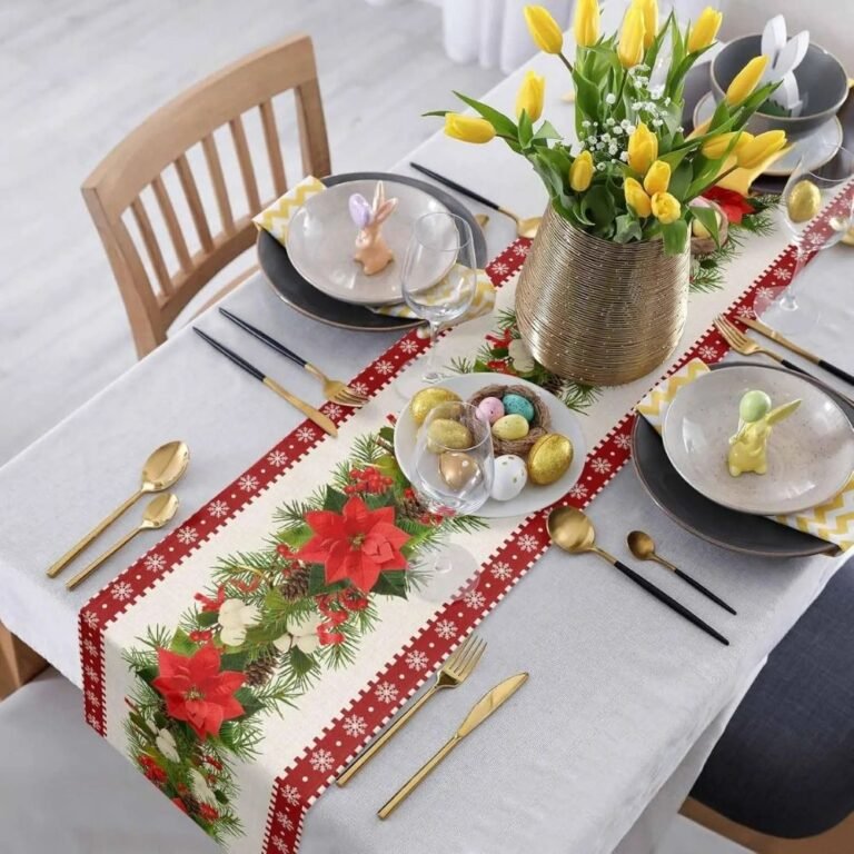 Chemin De Table Noel Vert 4