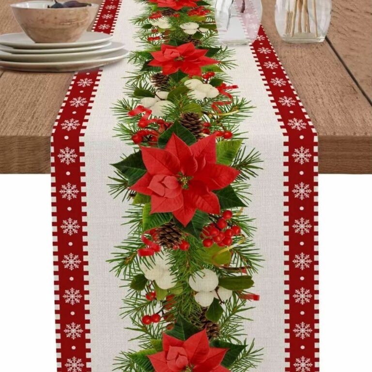 Chemin De Table Noel Vert 5