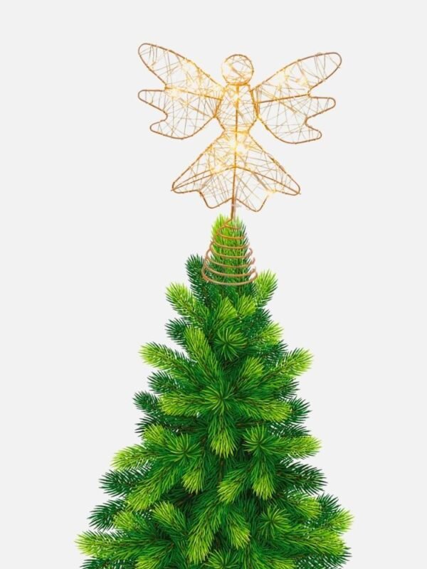 Cimier De Sapin De Noel Lumineux Ange