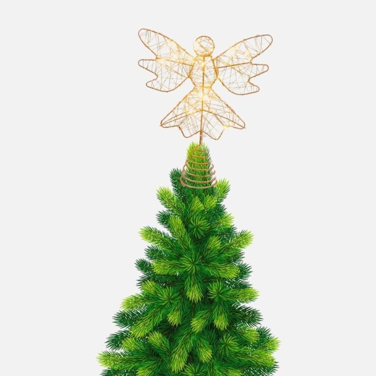 Cimier De Sapin De Noel Lumineux Ange