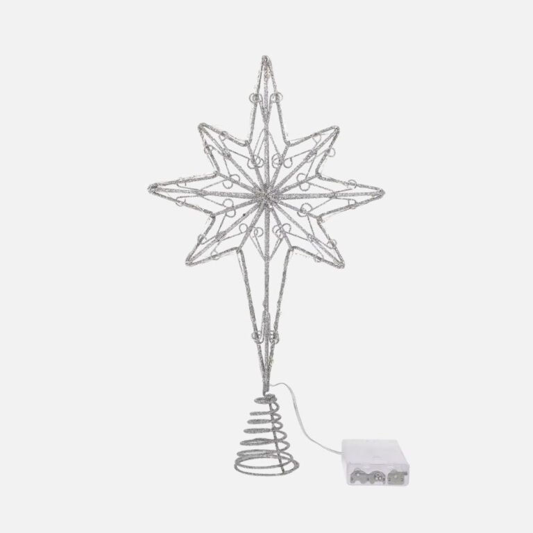 Cimier De Sapin De Noel Lumineux Etoile A 8 Branches 4
