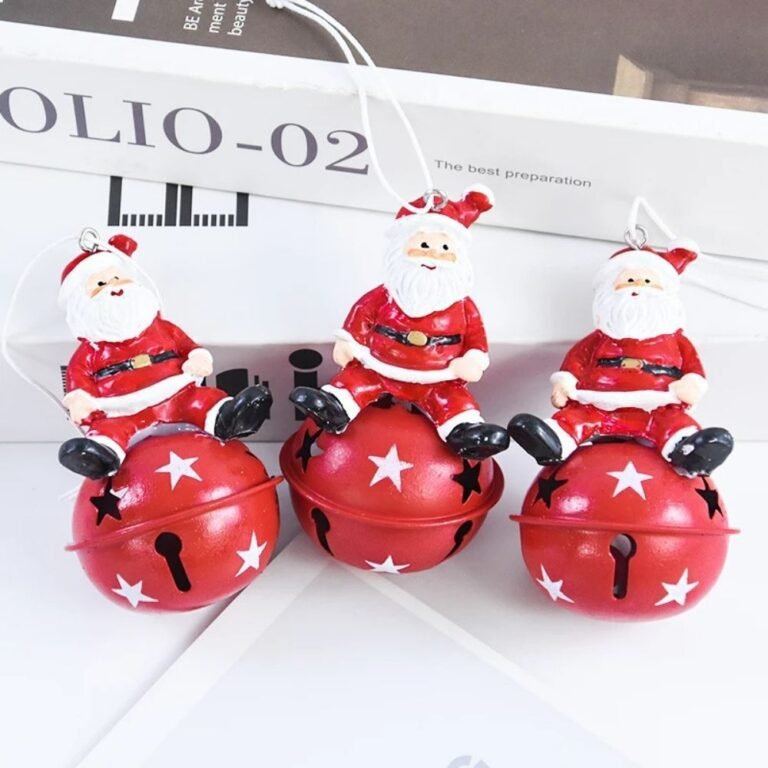 Cloche De Noel Grelot Pere Noel 3
