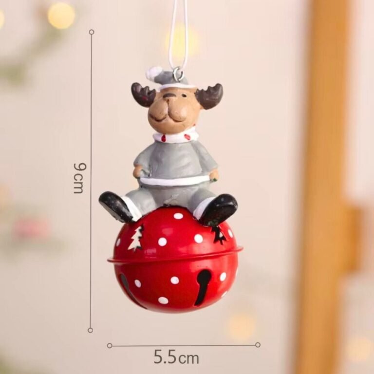 Cloche De Noel Grelot Renne 2