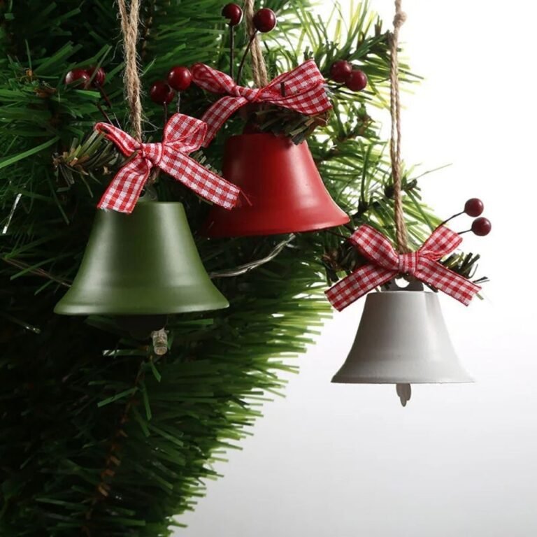 Cloche De Noel Rouge 2