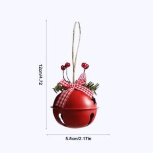 Cloche Grelot Rouge De Noel 3