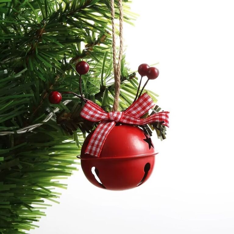 Cloche Grelot Rouge De Noel