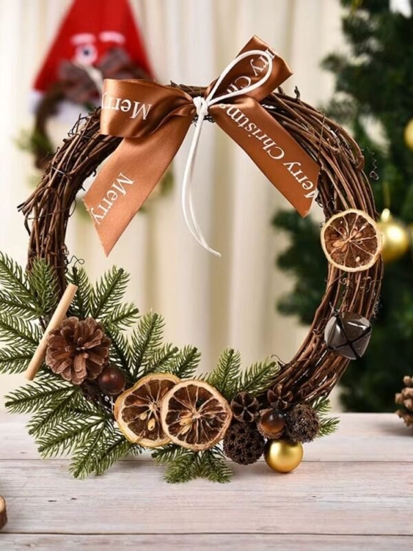 Couronne De Noel En Bois 1
