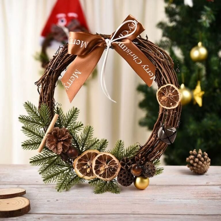 Couronne De Noel En Bois 1