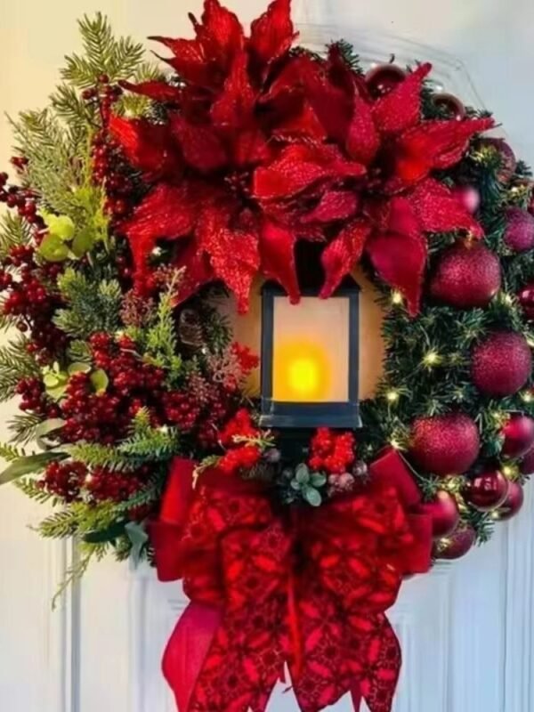 Couronne De Noel Lumineuse 30 Cm 1