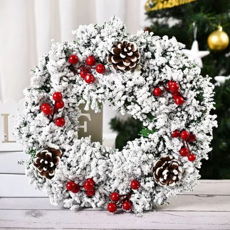 Couronne De Noel Porte Dentree 1