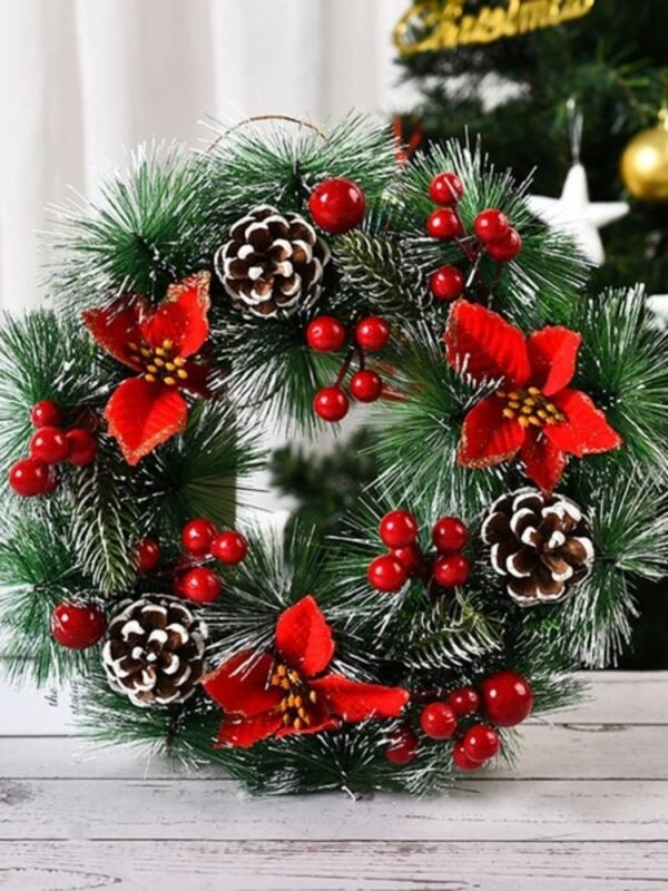 Couronne De Noel Pour Cheminee