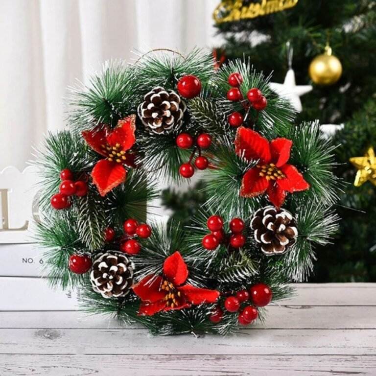 Couronne De Noel Pour Cheminee