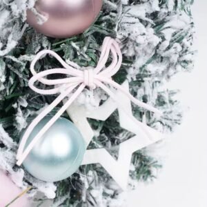 Couronne De Noel Rose 2