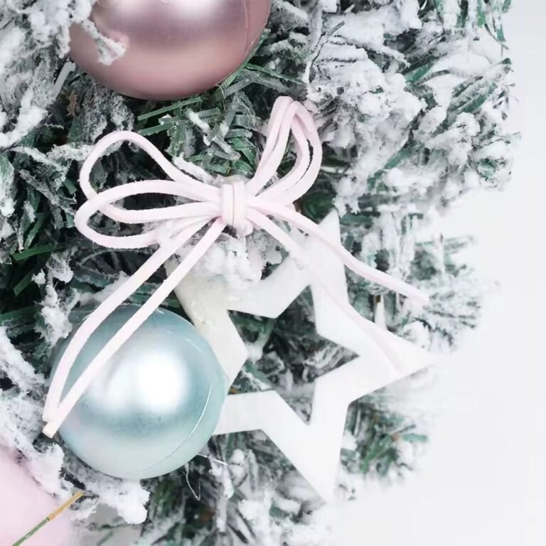 Couronne De Noel Rose 2