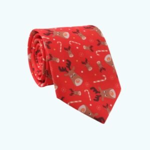 Cravate Rouge Noel 1