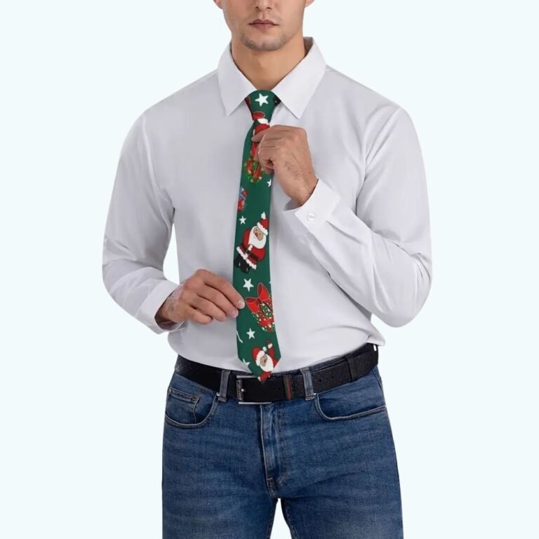 Cravate Verte Moche De Noel 3