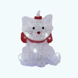 Decoration De Noel En Acrylique Chat Mignon 1