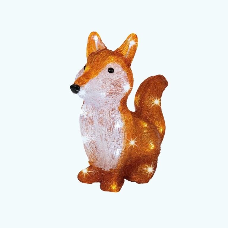 Decoration De Noel En Acrylique Renard Mignon 1