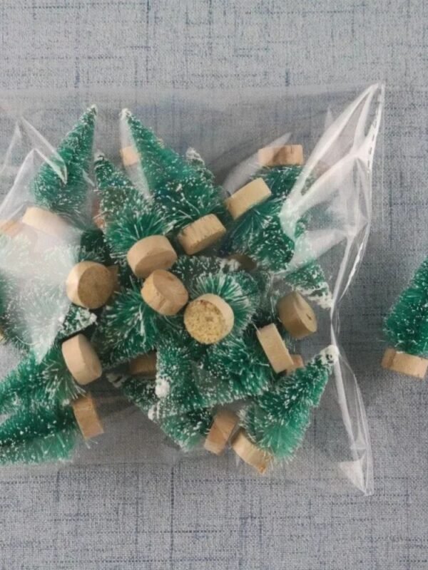 Decoration Village De Noel Sapins Miniatures