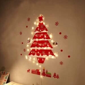 Demi Sapin De Noel Mural 1
