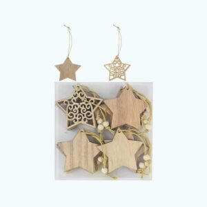 Forme En Bois Etoiles De Noel 1