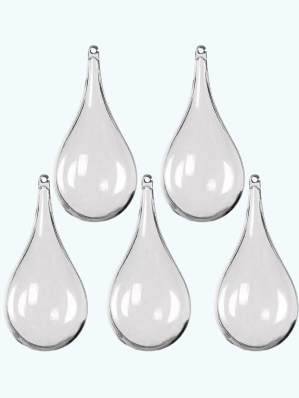 Forme En Plastique Transparent En Deux Parties Goutte Deau