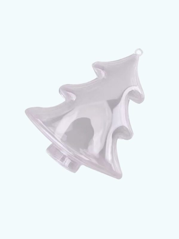 Forme En Plastique Transparent En Deux Parties Sapin 1