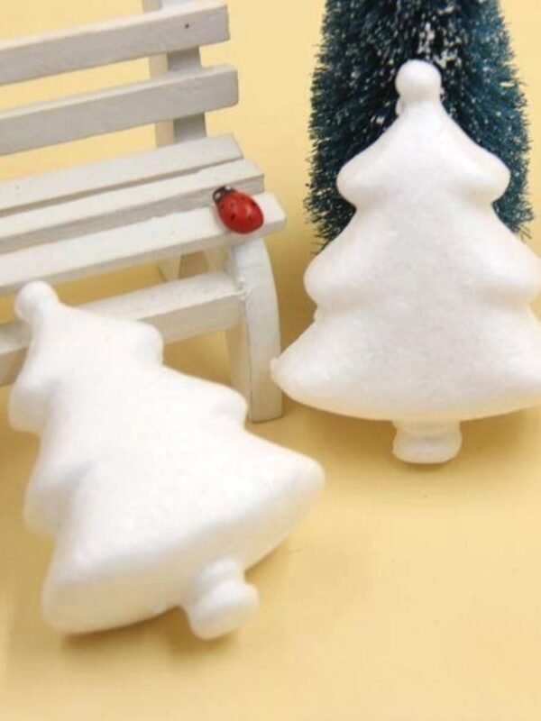 Forme En Polystyrene 10 Sapins Pleins De 7 Cm 1