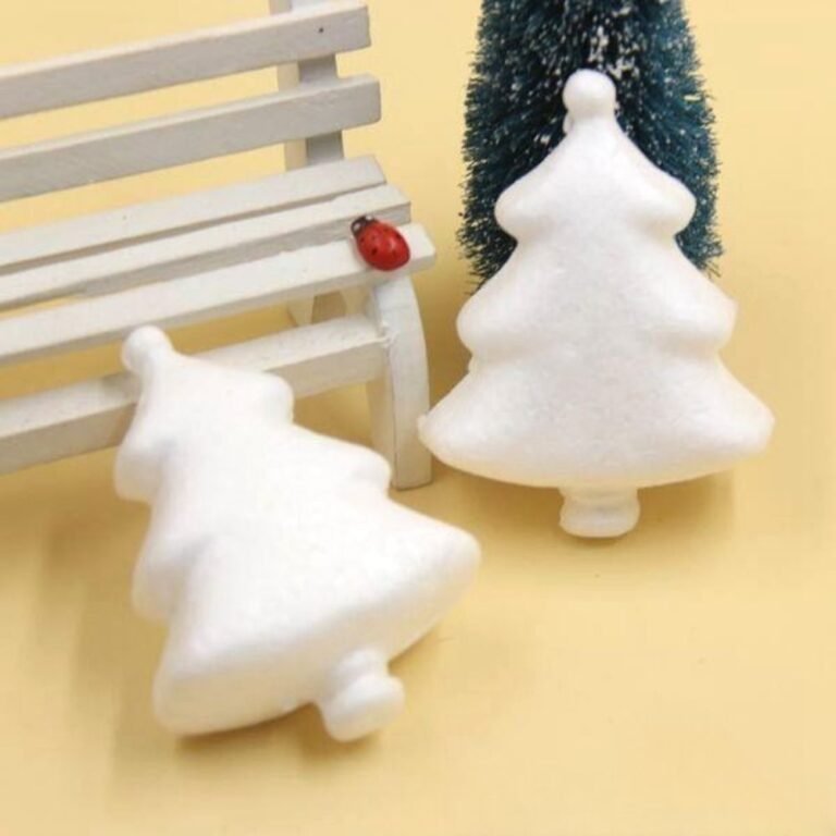 Forme En Polystyrene 10 Sapins Pleins De 7 Cm 1