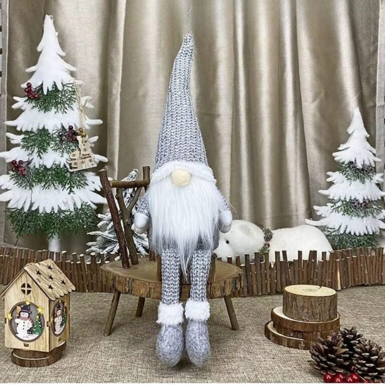 Gnome De Noel Gris 1