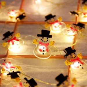 Guirlande De Noel Leds Bonhomme De Neige 1