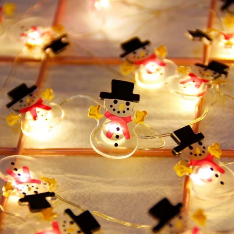 Guirlande De Noel Leds Bonhomme De Neige 1