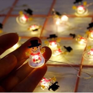 Guirlande De Noel Leds Bonhomme De Neige 3