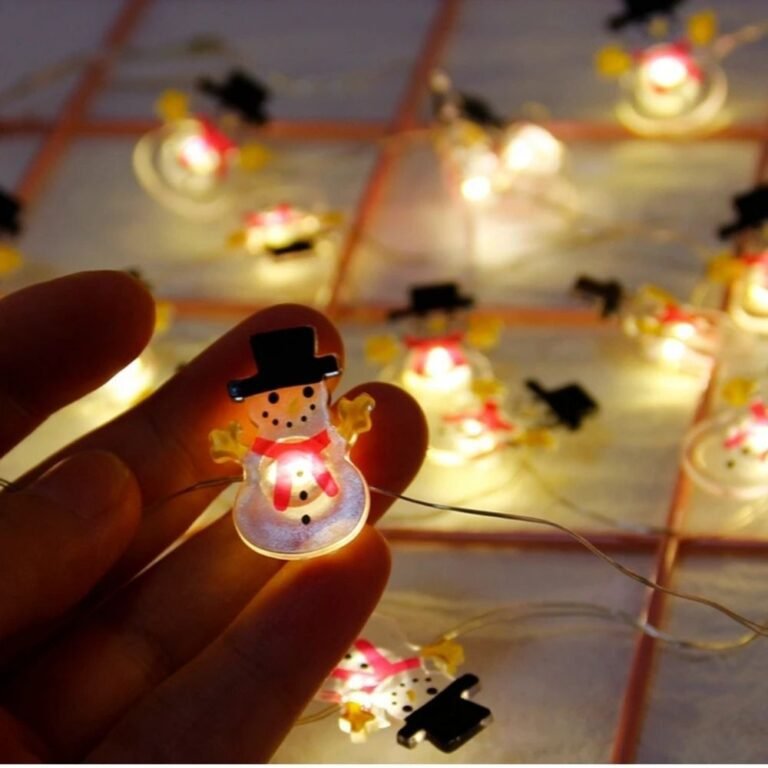 Guirlande De Noel Leds Bonhomme De Neige 3