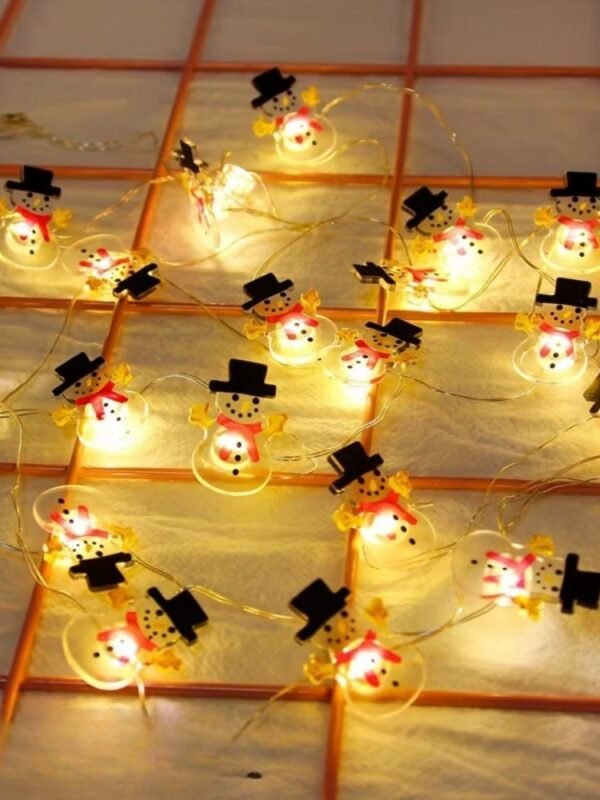 Guirlande De Noel Leds Bonhomme De Neige