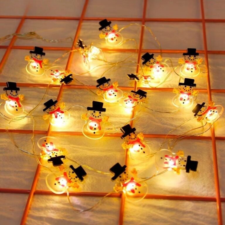 Guirlande Lumineuse Bonhomme De Neige 1