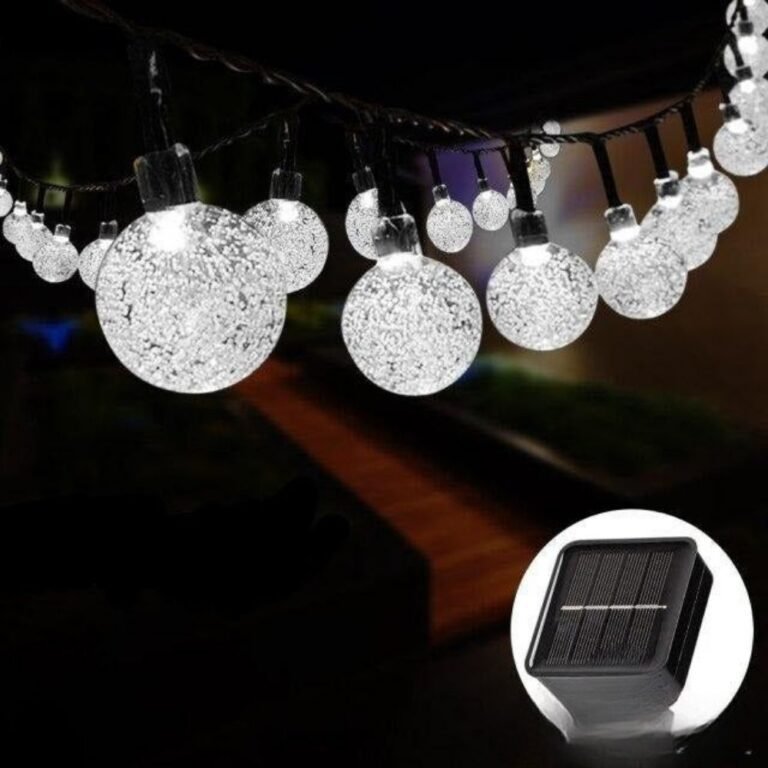 Guirlande Lumineuse Boules Exterieures Blanches