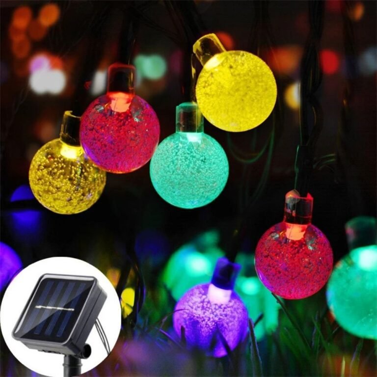Guirlande Lumineuse Boules Exterieures Multicolores 1