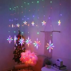Guirlande Lumineuse Etoiles A 8 Branches