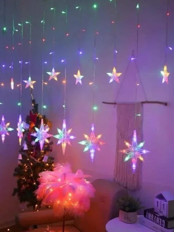 Guirlande Lumineuse Etoiles A 8 Branches