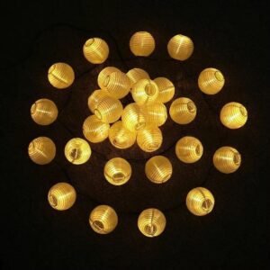 Guirlande Lumineuse Lanternes Jaunes 4