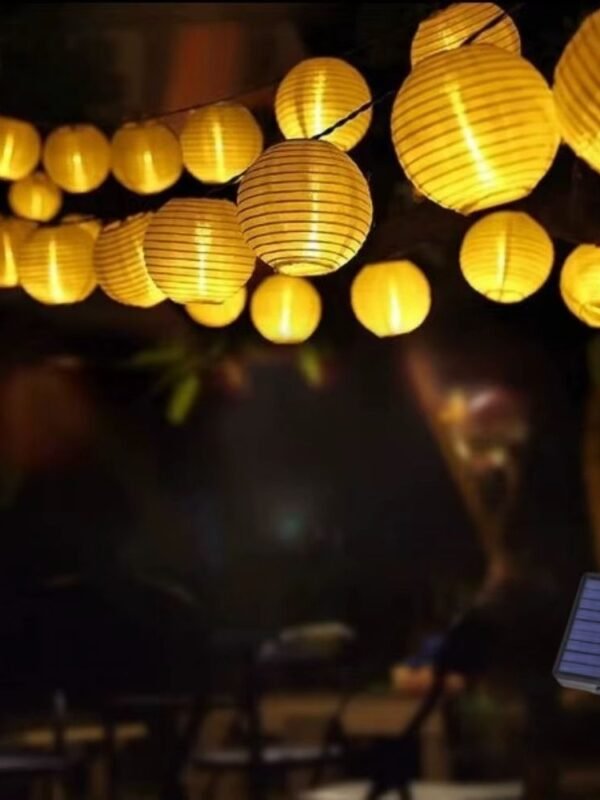 Guirlande Lumineuse Lanternes Jaunes
